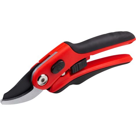 Meister Gartenschere mit Bypass-Klinge - Ilaflon-Beschichtung - Verstellbarer Griff - Für Frisch- & Trockenholz - Präzise Schnitte / Rosenschere / Astschere / Pflanzenschere / Rebschere / 9610470