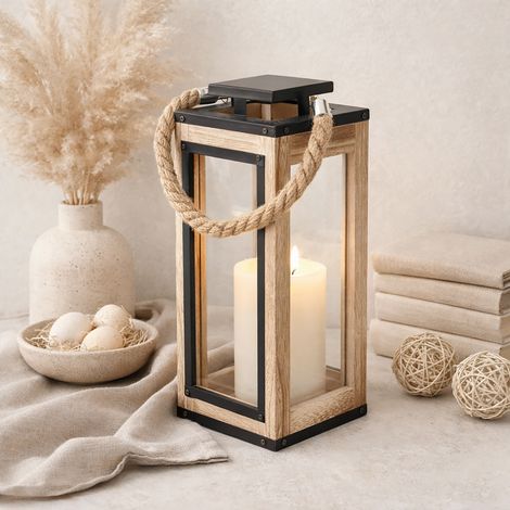Holz-Laterne braun-NB1422910-KLEIN (1/5)