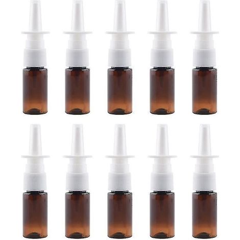 10 flacons de spray nasal vides (1/3)