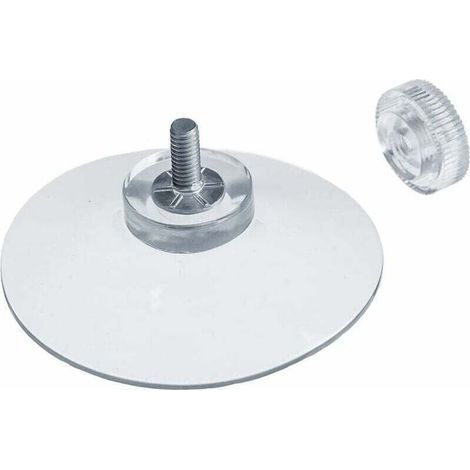 Lot de 8 ventouses Ø 50 mm avec filetage M4x10 mm – Écrous moletés pour fixation sur surfaces lisses – Fabriqué en Allemagne (1/5)