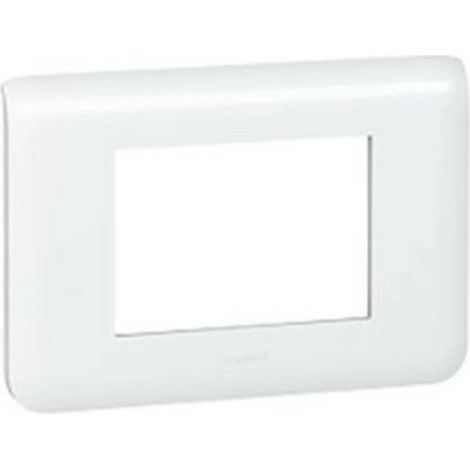 Legrand 078803 - MOSAIC Plate - 3 Modules - WHITE