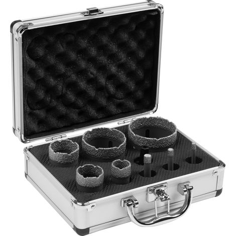 Jeu de scies cloches diamantées brasées sous vide M14 (jeu de 8) (1/5)