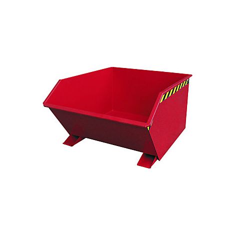 Volquete  construcción baja (E)  capacidad 1,0 m³  rojo vivo