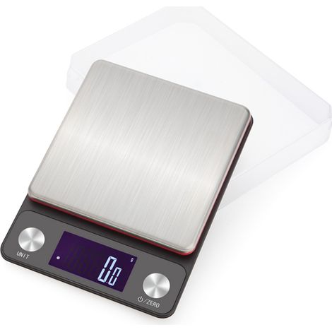 Balance de cuisine multifonctionnelle numérique avec plateau en acier inoxydable-AquaForge