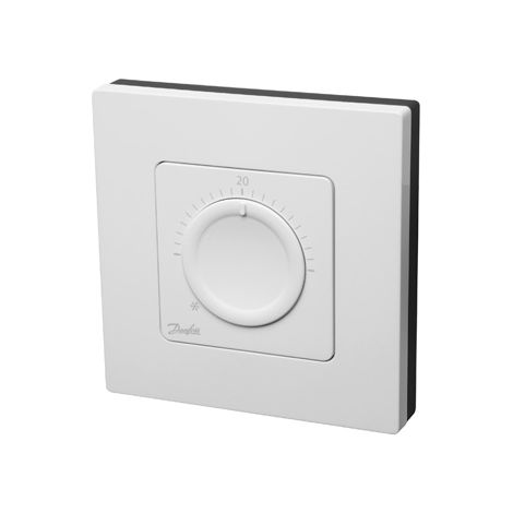 Danfoss Thermostat d'ambiance apparent Icon(TM) avec molette de réglage, apparent, 088U1005 (1/2)