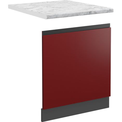 Pannello frontale R-Line, Rosso, 45 cm , PL Marmo, Vicco
