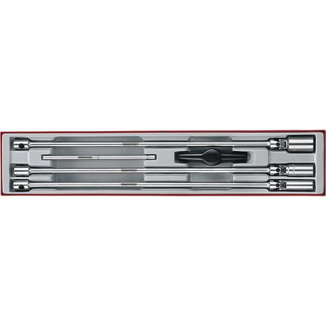 Set de douilles bougie poignée en T TTX-4 tray 3/8 5 pièces Teng Tools TTXTB05 (1/2)