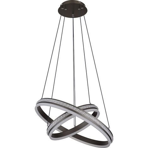 Globo - hängeleuchte - GROUNI - stahl - metall - Ø 60cm - LED - (1/5)