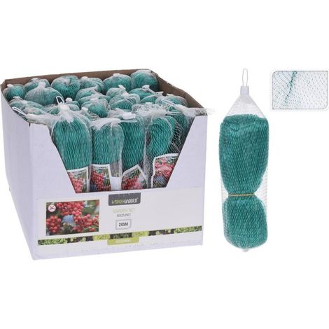 PROGARDEN malla antipajaros 2x5 m , Malla antipájaros 2 x 3 metrosIdeal para proteger frutales de los pájarosColor verde para disimular su acciónFabricada en polipropil (1/3)