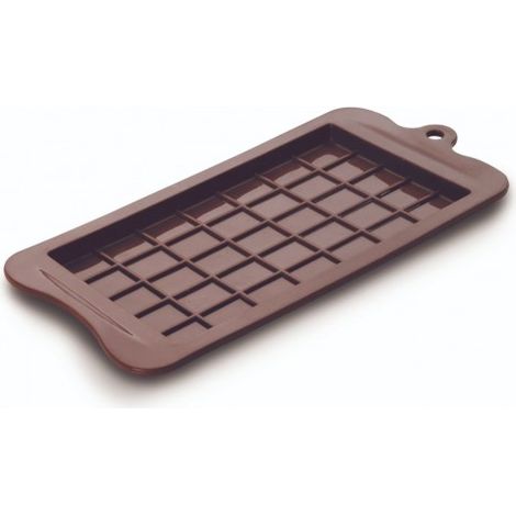 ibili Molde para chocolate pro silicona marrón 18,5x9,5 cm