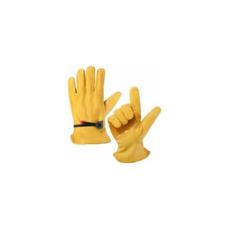 Gants de jardin en cuir de vachette pour hommes et femmes, 1 paire XL (paquet de 1) (1/5)