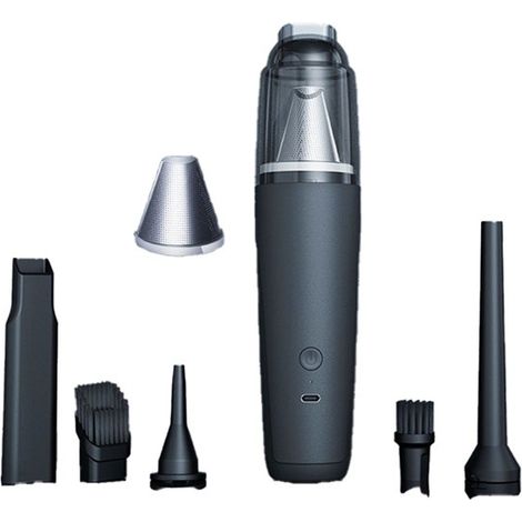 1 jeu de couleurs : voir photo. Matériaux : ABS et acier inoxydable. Aspirateur de voiture, chargement sans fil, portable. (1/5)