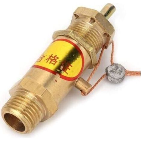 pair Clapet anti-retour pour compresseur d'air, soupape de sécurité en laiton G1/4, pièces de rechange pour palier de butée de chaudière/générateur de vapeur. (1/3)