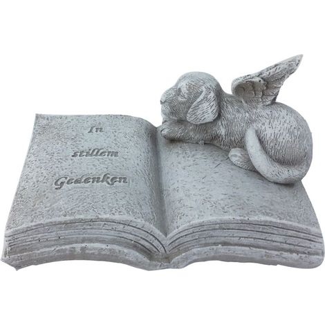 TrendLine Grabsteinschmuck mit Hund 11 x 7 x 6 cm Skulptur