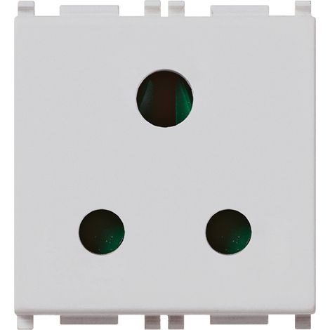 VIMAR - 14214.SL Presa SICURY 2P+T 5A inglese Silver