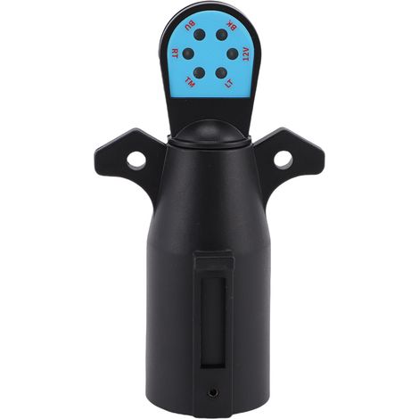 Testeur de prise de remorque à 7 broches, 6 indicateurs LED, lumière de voie pour le diagnostic (1/5)