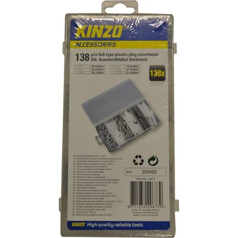 Dübel Set 138-tlg. Kunststoff