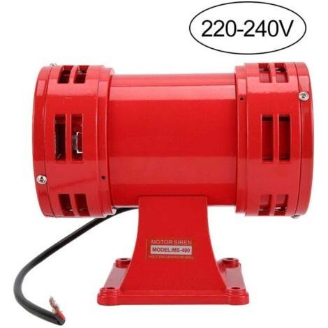 150DB Industry Electric Motor Driven Siren, Continuous Alarm Horn Sounder Security Alarm(220-240V) (1/5)