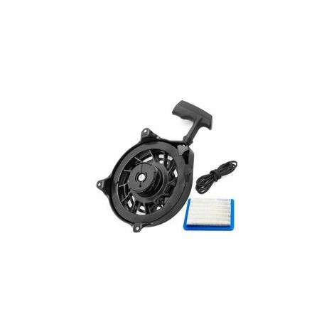 Démarreur inversé pour tondeuse à gazon Briggs & Stratton 497680 – Compatible moteurs Quantum – Plastique et métal – Faible bruit et durabilité (1/4)