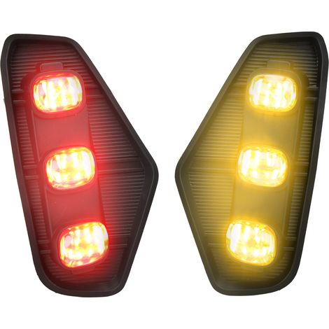 Feux de jour LED étanches ABS 3 couleurs DRL Remplacement pour Nissan Navara 2021+ (1/5)