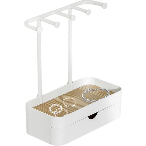 Schmuck-Organizer-Halter, Halsketten-Präsentationsständer – Schmuck-Aufbewahrungstablett für den Schreibtisch  Multifunktionale Armband-Organizer-Schublade für Büro, Frisiertisch, Schlafzimmer (1/5)