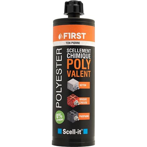 First SCELL-IT Vielseitige chemische Versiegelung SCELL-IT - 410 ml Kartusche - Weiß/Stein - FIRST410B