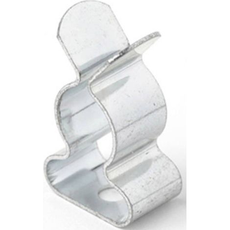 Hebotec HSK 3-6 Morsetto di schermatura per barre Ø (max.) 6 mm Acciaio armonico 25 pz.