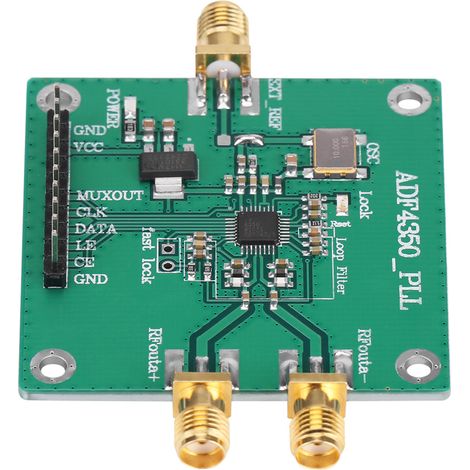 HF-Signalquelle (137 MHz – 4,4 GHz), Phasenregelschleife, Frequenzsynthesizer, ADF4350-Entwicklungsboard (1/5)