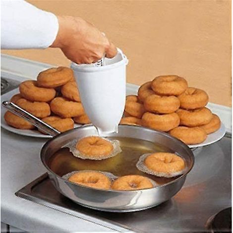 Machine à beignets manuelle - Moules à beignets en plastique faciles à monter soi-même pour faire des beignets et des crêpes maison (1/5)