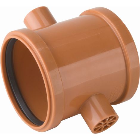 airfit PP-Doppelschiebemuffe Plus DN 125für KG-Rohr, rotbraun