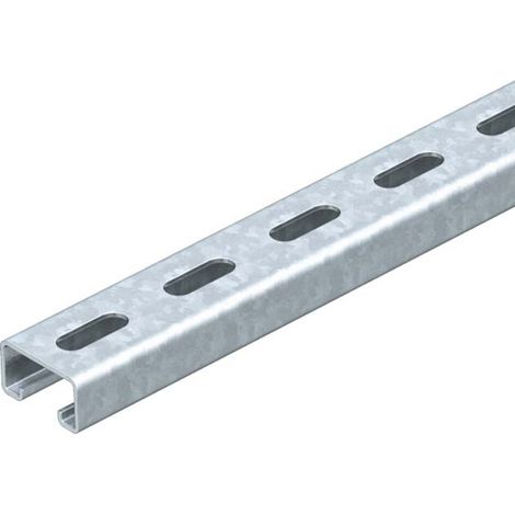 OBO Bettermann Vertr Profilschiene gelocht,Schlw. 22mm MS4121P2000FT 2 Stk (1/3)