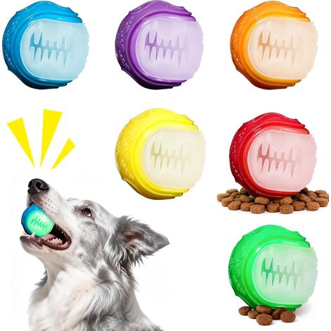 Balle à friandises phosphorescente pour chien, jouet lumineux pour chien (1/5)