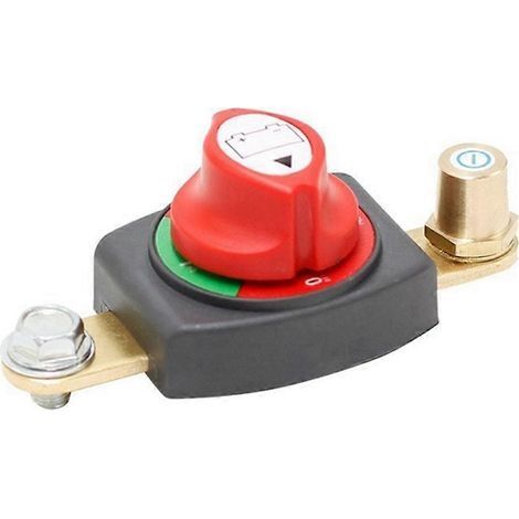 Interrupteur de déconnexion de batterie, isolateur de batterie marche/arrêt, coupe-circuit principal, pièces de disjoncteur f (1/3)