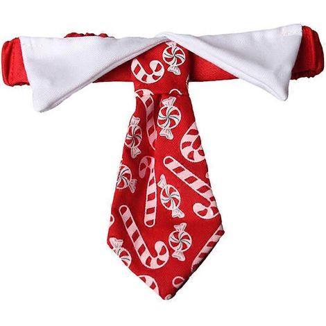 Cravates élégantes pour animaux de compagnie, nœuds papillon ajustables pour chiens, accessoires pour chiens, fournitures pour animaux de compagnie pour les fêtes de Noël (taille L)-M