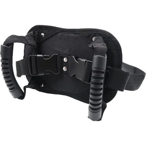 Cekell Poignée Passager Moto Universelle, Robuste Ceinture de Sécurité Passager moto, Harnais Moto Passager Réglable (1/4)