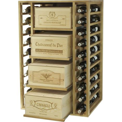 Godello 68 botellas 4 cajas de pino teñido en roble (1/3)