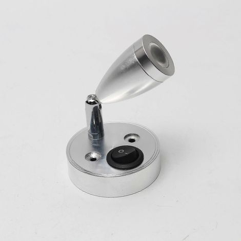 Applique murale flexible LED 12 V, lampe de lecture, lampe de table pour intérieur de voiture, camping-car, remorque, lampe de chevet (blanc froid) () (1/4)