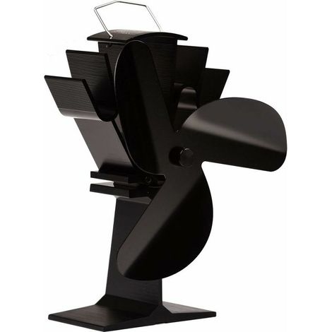 Green Mobility-Ventilateur à poêle alimenté par la chaleur, avec 3 lames pour cheminée / poêle à bois. (1/5)