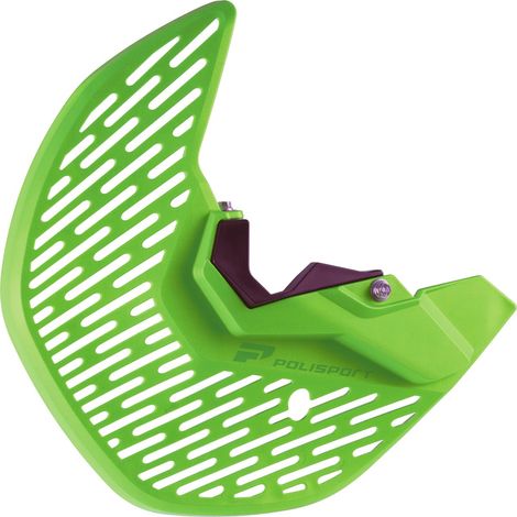 Tapa del disco de freno delantero Polisport KXF 250 450F 21 23 Verde