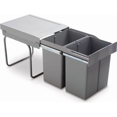 Clasificador de residuos Linea 290 400mm 2x21l SANS MARQUE