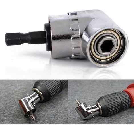 105-degree angled screwdriver head connector for bending screws and angles (1/5)