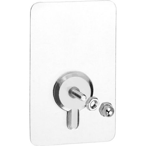 15PCS Vis Adhésives Détachables pou Fixation Muale Sans Pece - Tige Filetée 14mm - 5 x 8 cm - Chage 10 kg (1/5)