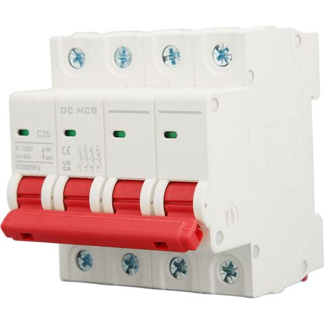 4-poliger DC 1000V Mini-Leistungsschalter zur DIN-Schienenmontage für Solaranlagen (1/5)