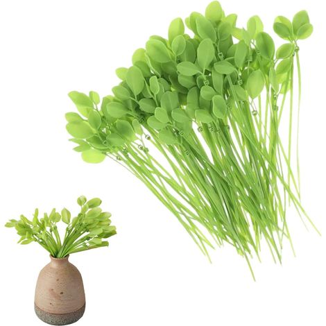 für Gartengemüse 100 Stück Pflanzenstützen in Blattform