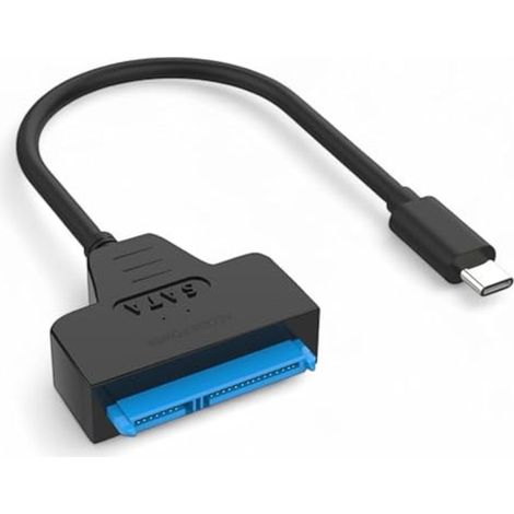 Adaptateur USB C SATA - câble Type C vers SATA III USB 3.1 6 Gbit/s pour HDD SSD 2,5", transfert rapide PC Mac portable (1/4)