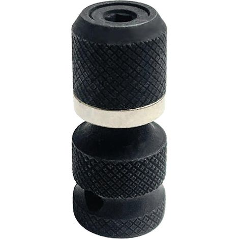 Adaptateur de mandrin à dégagement rapide pour outils pneumatiques à percussion, convertisseur de douilles à cliquet en acier, adaptateur pour outils à percussion, menuisiers et mécaniciens.-Thickend (1/5)