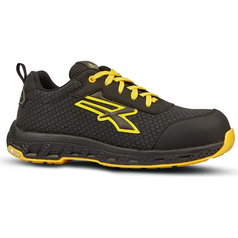 Zapatos de seguridad bajos MAVERICK ESD S3S CI HI HRO FO SR - Negro/Amarillo 44 (1/5)