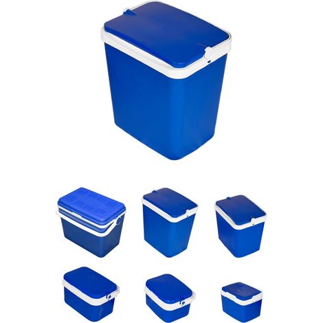 JARDIN202 - Nevera Portátil Rígida – Nevera Térmica con Asa para Camping, Barbacoa y Viaje  29 L (Azul)
