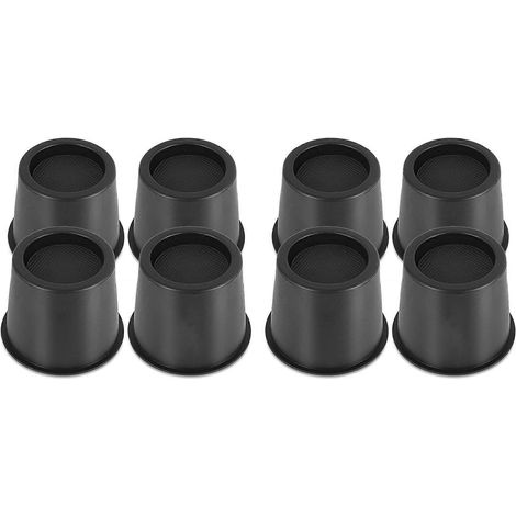 8 pieds de meubles, 10 cm (4 pouces), pieds de lit robustes pour table, bureau, canapé, chaise, sofa, armoire, cadre de lit et dortoir étudiant - JBMEDIA (1/4)