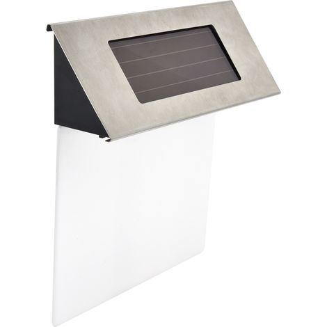 Numéros de porte lumineux à LED alimentés à l'énergie solaire, lampes en acier inoxydable, autocollants pour numéros de porte avec chiffres et lettres (1/5)